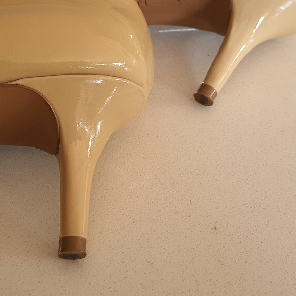 Nine West Nude Patent Heels Pump - Picture 7 of 7